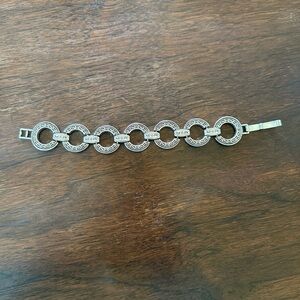 Brighton, Central Park-Silver Circle Link Bracelet